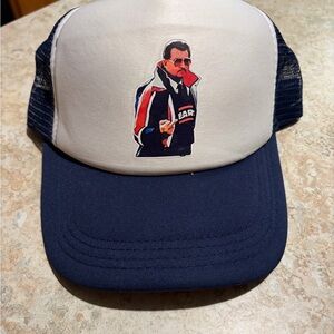 Ditka Iconic Chicago Bears Navy and White Trucker Hat